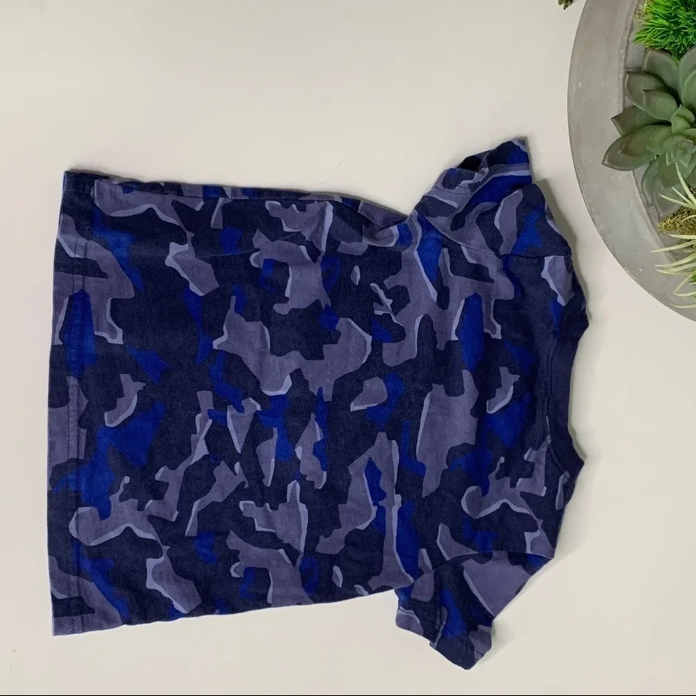Carter’s prepare to be amazed camo navy blue T-shirt 3t toddler boy top